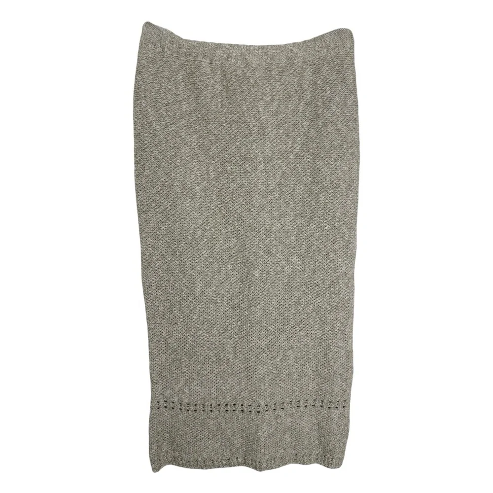 Vintage Carraig Donn Knit Midi Skirt Size Small Tan Beige Made in Ireland - Picture 8 of 8